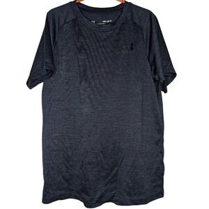 Under Armour Kids UA TechTM 2.0 Short Sleeve T-Shirt Black/Gray Youth Medium